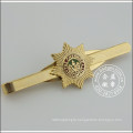 Custom Gold Plated Tie Clip with Badge (GZHY-LDJ-006)